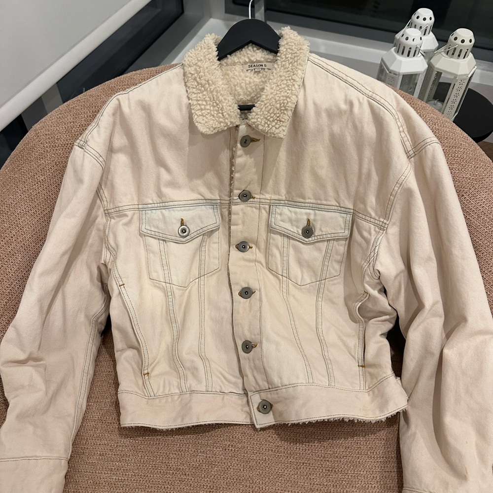 Yeezy Season 5 Denim Shearling Jacket